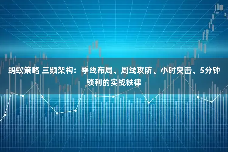 蚂蚁策略 三频架构：季线布局、周线攻防、小时突击、5分钟锁利的实战铁律