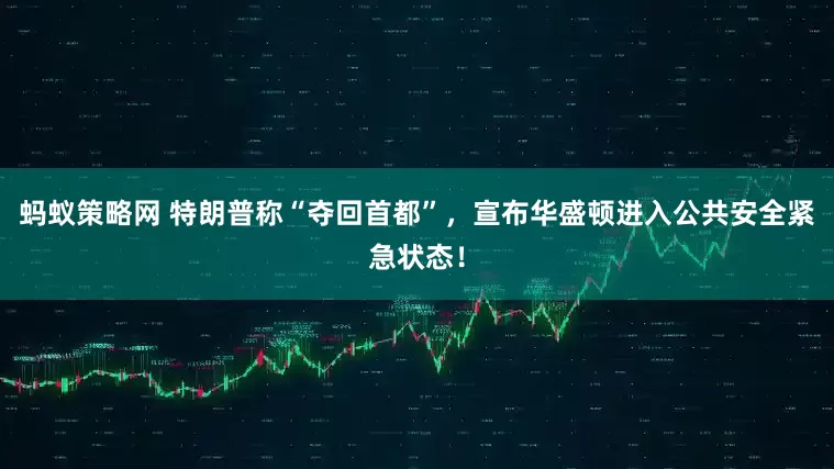蚂蚁策略网 特朗普称“夺回首都”，宣布华盛顿进入公共安全紧急状态！